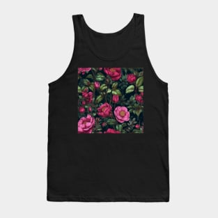 Wild Rose Pattern Tank Top